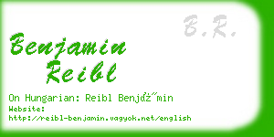 benjamin reibl business card